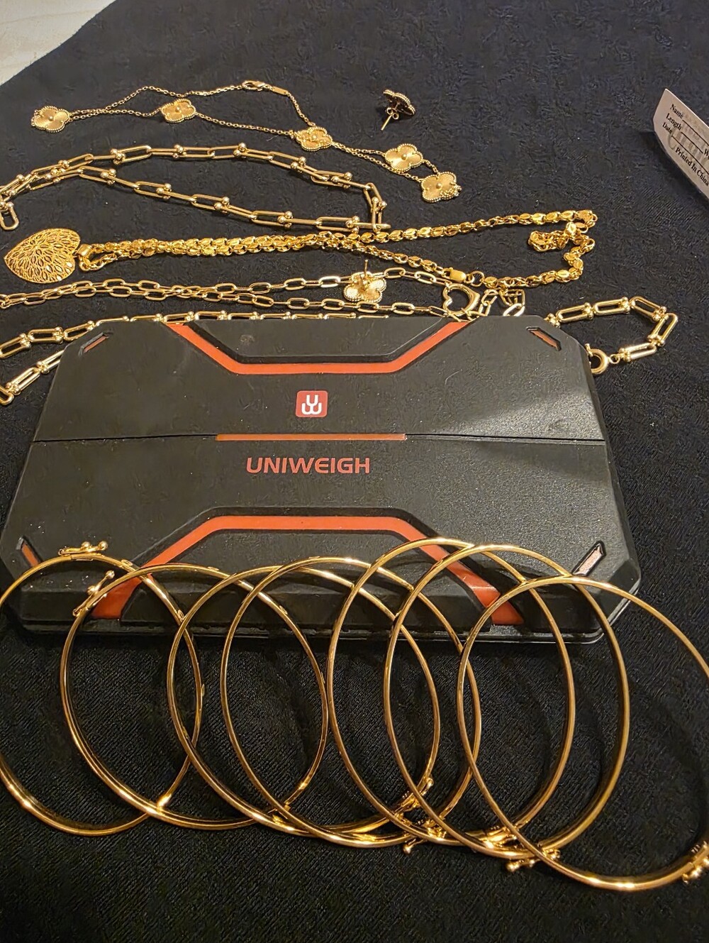 18karat Saudi Gold 7 Pcs. Bangle Set Pawnable Size 15 To 16 With 750 Stamped